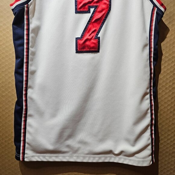 Nike Team Larry Bird USA  Olympic 7 Nike Dream Team Gold Vintage Jersey Size M - Picture 11 of 11